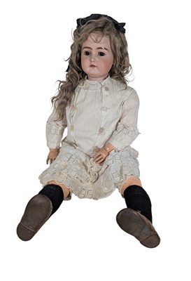 Lot 104 - DOLLS - ANTIQUE BISQUE HEADED DOLL