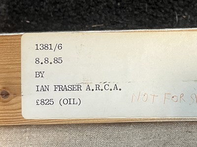 Lot 15 - IAN FRASER RCA (1933-1986) - NO.8_8_85, 1985 - OIL ON CANVAS