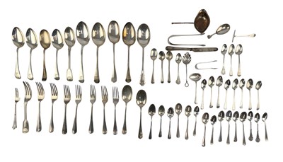 Lot 56 - COLLECTION OF HALLMARKED SILVER FLATWARE INCLUDNG VICTORIAN SPOON