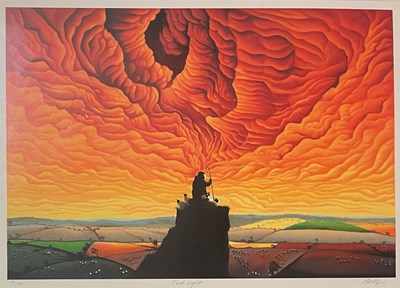 Lot 10 - MACKENZIE THORPE (BRITISH B. 1956) - FIRST LIGHT