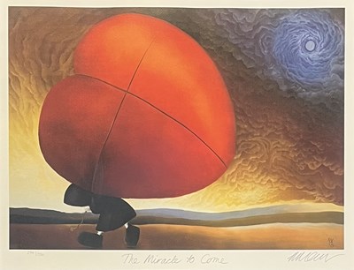 Lot 26 - MACKENZIE THORPE (B. 1956) - THE MIRACLE TO COME - LIMITED EDITION SIGNED PRINT