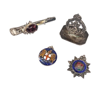 Lot 329 - COLLECTION OF HALLMARKED SILVER BADGES