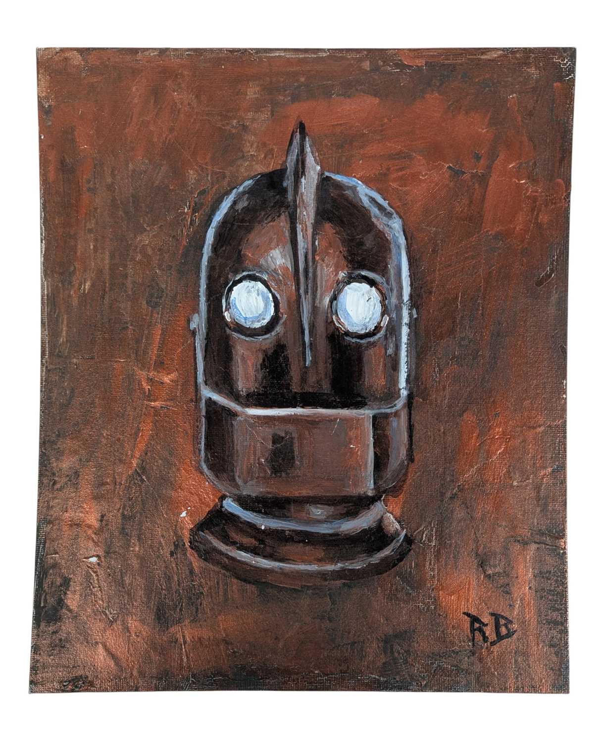 Lot 70 - THE IRON GIANT - ORIGINAL SIGNED PAINTING BY RICHARD BAZLEY
