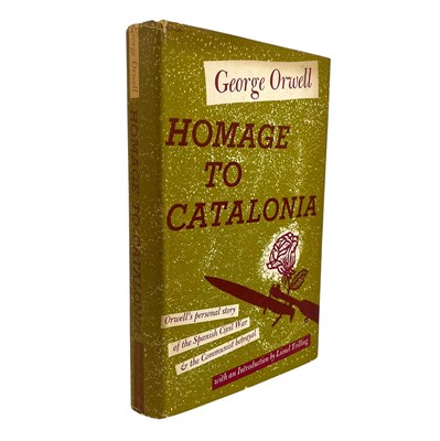 Lot 41 - ORWELL, GEORGE. 1952 HOMAGE TO CATALONIA: FIRST US EDITION