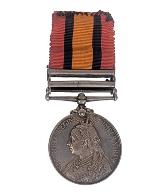 Lot 56 - QUEENS SOUTH AFRICA BOER WAR MEDAL WITH CLASPS