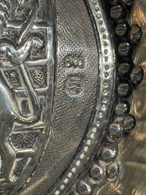 Lot 16 - COLLECTION OF 15 CYPRIOT 800 CONTINENTAL REPOUSSE SILVER BOWLS