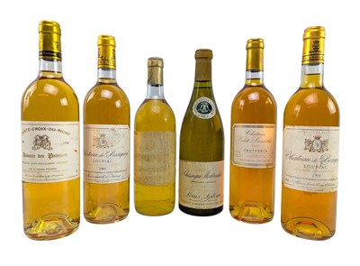Lot 154 - SIX ASSORTED FRENCH WHITE WINE BOTTLES