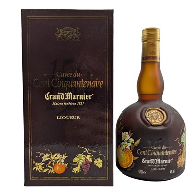 Lot 194 - GRAND MARNIER CUVEE SPECIALE CENT CINQUANTENAIRE 150 LIQUEUR BOTTLE IN BOX