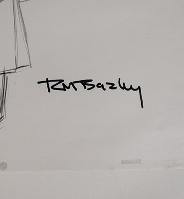 Lot 96 - RICHARD BAZLEY (B.1962) - 'HERCULES' - SIGNED CHARACTER SKETCHES