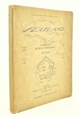 Lot 5 - ABBOTT, EDWIN A. 1884 FLATLAND FIRST EDITION IN THE ORIGINAL DUST WRAPPER