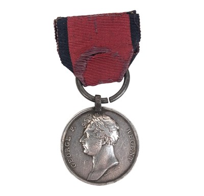 Lot 50 - 19TH CENTURY NAPOLEONIC WARS SILVER WATERLOO MEDAL