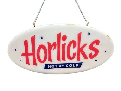 Lot 236 - HORLICKS - MID CENTURY POINT OF SALE ADVERTISING LIGHTBOX
