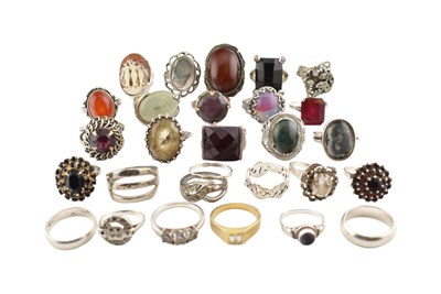 Lot 250 - COLLECTION OF SILVER 925 DRESS RINGS