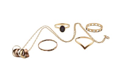 Lot 419 - COLLECTION OF 9CT GOLD JEWELLERY