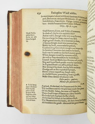 Lot 7 - STOW, JOHN. 1618 THE SURVAY OF LONDON THIRD EDITION