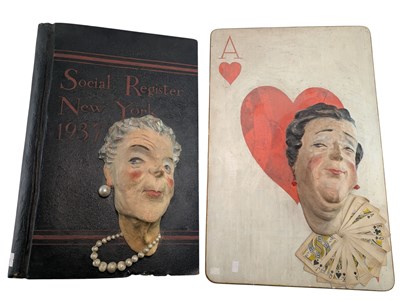 Lot 311 - TWO ORIGINAL EARLY 20TH CENTURY CIRCA 1930S THEATRICAL PRODUCTION DISPLAY PANELS