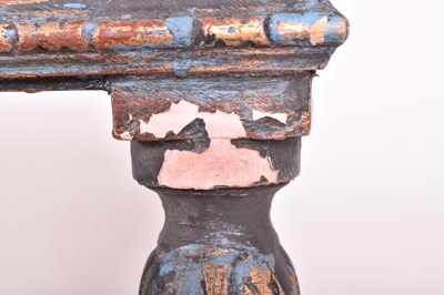 Lot 434 - FRENCH LOUIS XVI STYLE VINTAGE MARBLE TOP HALL TABLE