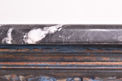 Lot 434 - FRENCH LOUIS XVI STYLE VINTAGE MARBLE TOP HALL TABLE