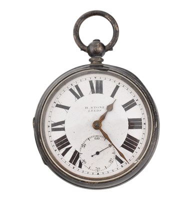Lot 516 - EARLY 20TH CENTURY HALLMARKED SILVER POCKET WATCH