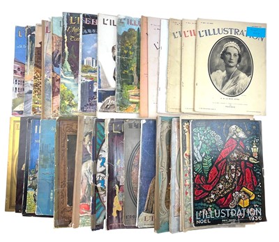 Lot 48 - A COLLECTION OF FRENCH MAGAZINES - L'ILLUSTRATION & L'ILLUSTRATION NOEL - 1889-1954