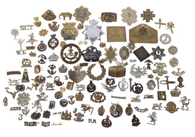Lot 203 - COLLECTION OF ASSORTED MILITARY CAP BADGES