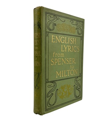 Lot 137 - DENNIS, JOHN - 1898 ENGLISH LYRICS FROM SPENSER TO MILTON, ILLUSTRATED BY ROBERT ANNING BELL