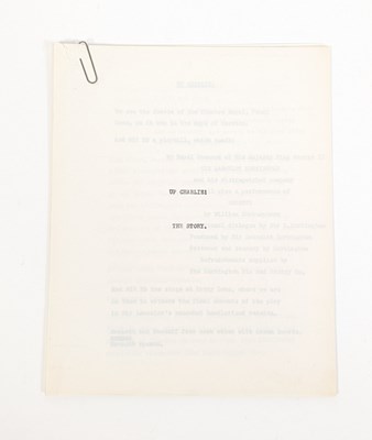 Lot 202 - SID COLIN COLLECTION - UP CHARLIE!