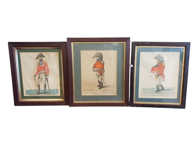 Lot 682 - ROBERT DIGHTON (1752-1814) - THREE EARLY 19TH CENTURY MILITARY ENGRAVINGS