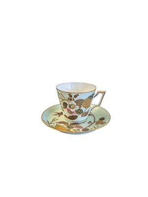 Lot 179 - EARLY 20TH CENTURY JAPANESE EGGSHELL TEACUP & SAUCER