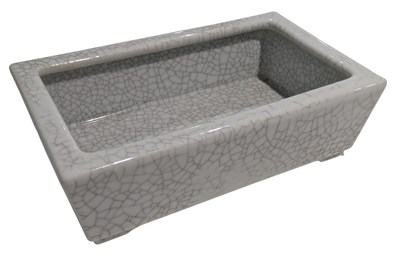 Lot 198 - 20TH CENTURY CHINESE GE WARE TYPE PLANTER 20世纪仿哥窑水仙盆