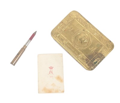 Lot 371 - WWI FIRST WORLD WAR PRINCESS MARY CHRISTMAS TIN