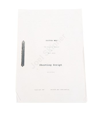 Lot 366 - DOCTOR WHO -THE RINGS OF AKHATEN (2013) - ORIGINAL PRODUCTION SCRIPT