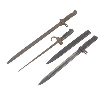 Lot 379 - COLLECTION OF BAYONET RELICS