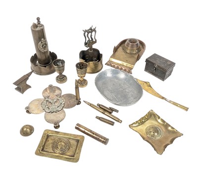 Lot 153 - COLLECTION OF FIRST & SECOND WORLD WAR TRENCH ART