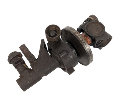 Lot 240 - WWI IMPERIAL GERMAN CARL ZEISS ARTILLERY GUN SIGHT