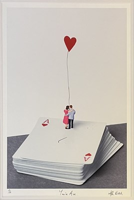 Lot 137 - MR KUU (CONTEMPORARY) - YOU'RE ACE - DYE SUBLIMATION LIMITED EDITION PRINT