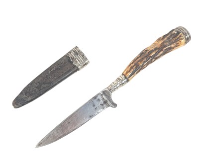 Lot 152 - SMALL FIRST WORLD WAR PERIOD GERMAN KNIFE