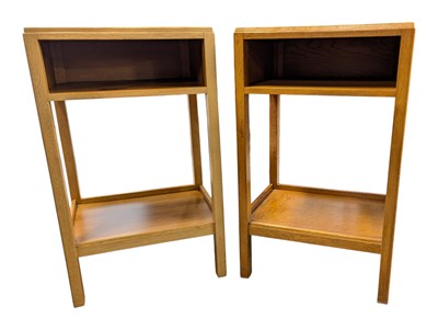 Lot 686 - AIR MINISTRY FURNITURE - PAIR OF MID CENTURY BEDSIDE TABLES