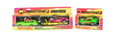 Lot 138 - DIECAST - MATCHBOX DIECAST SPEED KINGS DIECAST MODELS