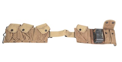 Lot 76 - WWI FIRST WORLD WAR US UNITED STATES BAR GUNNERS BELT
