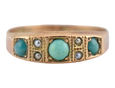 Lot 360 - VICTORIAN 19TH CENTURY HALLMARKED 9CT GOLD RING