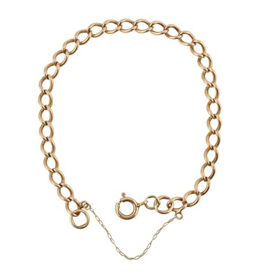Lot 231 - 9CT GOLD BRACELET