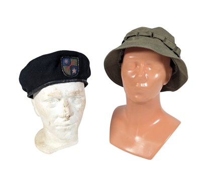 Lot 101 - TWO VIETNAM WAR ERA UNIFORM HATS