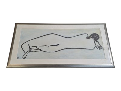 Lot 561 - AFTER SANYU (CHINESE, 1895 - 1966) MID 20TH CENTURY NUDE PRINT PAINTING