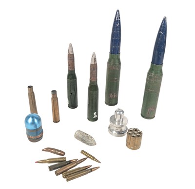 Lot 96 - COLLECTION OF SPENT AMMUNITION & FUZES