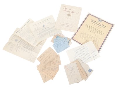 Lot 36 - WWII SECOND WORLD WAR RAF COMFORT COMMITTEE EPHEMERA