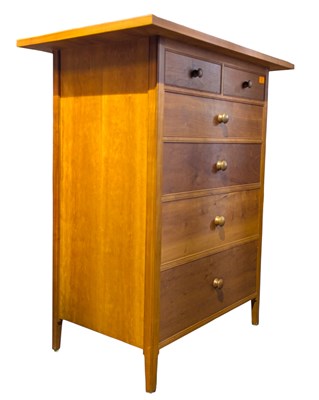 Lot 360 - CONRAN SHOP - LATE 20TH CENTURY DESIGNER SOLID CHERRY WOOD CHEST