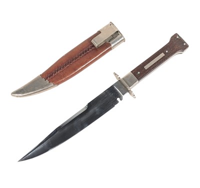 Lot 350 - VINTAGE FIXED BLADE BOWIE KNIFE