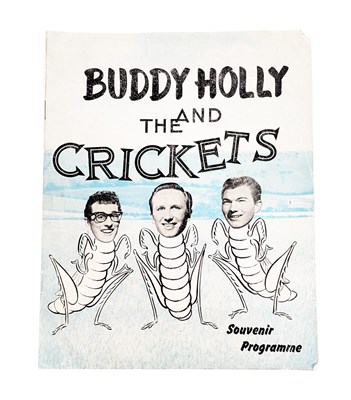 Lot 99 - ROCK N ROLL - BUDDY HOLLY - ORIGINAL 1958 PROGRAMME FROM BRISTOL
