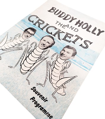 Lot 99 - ROCK N ROLL - BUDDY HOLLY - ORIGINAL 1958 PROGRAMME FROM BRISTOL